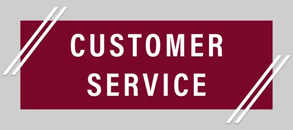 Customer Service web Sticker Button — Stock Photo, Image