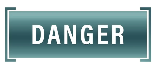 Bouton autocollant web Danger — Photo