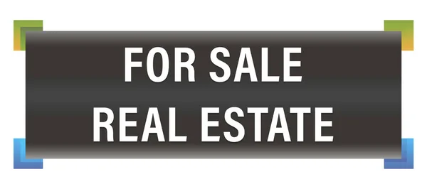 À vendre Immobilier web autocollant bouton — Photo