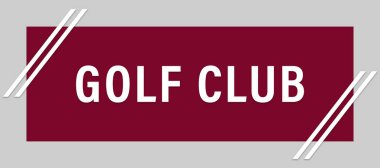 Golf Kulübü Web Yapıştırıcı Düğmesi