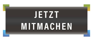 Jetzt mitmachen web Sticker Button