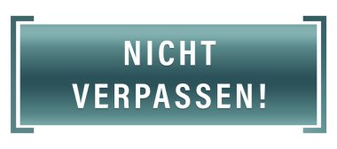 nicht verpassen web Sticker Button