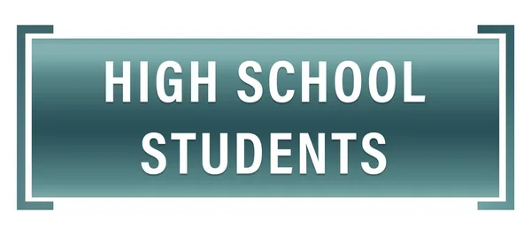 High School studenten web Sticker Button — Stockfoto