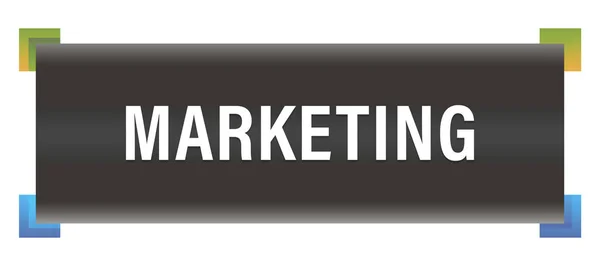 Bouton autocollant web marketing — Photo