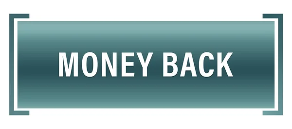 Money back web Sticker Button — Stock Photo, Image