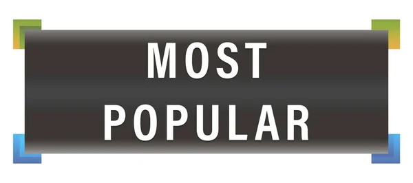 Most popular web Sticker Button — Stock Photo, Image