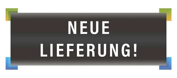 Neue Lieferung! web Sticker Button — Stok fotoğraf