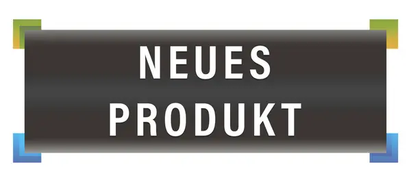 Neues Produkt web Sticker Button — Stockfoto