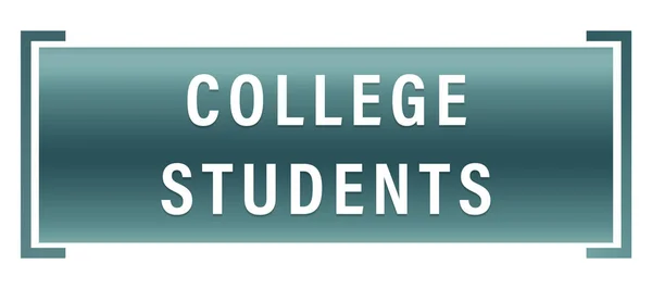 College Studenten web Sticker-Taste — Stockfoto