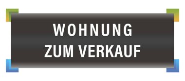 Wohnung zum Verkauf web Sticker Button
