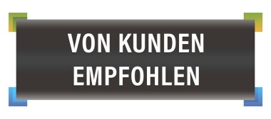  von Kunden empfohlen web Sticker Button