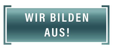 Wir bilden aus! web Sticker Düğmesi