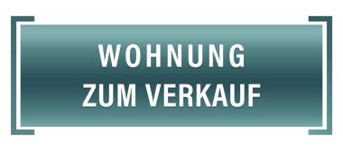 Wohnung zum Verkauf web Sticker Button