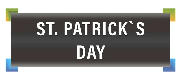 Sv. Patrick 's Day web Sticker Button — Stock fotografie