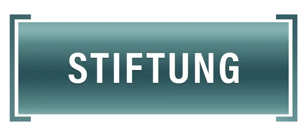 Pulsante adesivo web Stiftung — Foto Stock