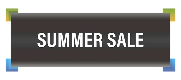 Summer sale web Sticker Button — Stock Photo, Image
