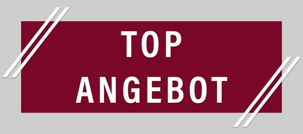 Top Angebot web Sticker Button — Stok fotoğraf