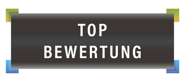 Top Bewertung web Sticker Button — Stock Photo, Image