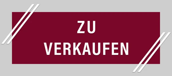 Zu verkaufen Web Sticker Button — Stockfoto