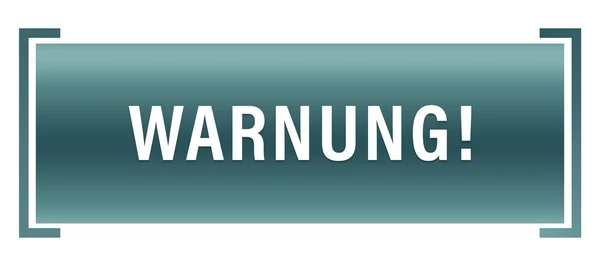 Pulsante adesivo web Warnung — Foto Stock