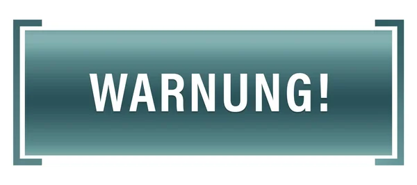 Warnung web Sticker Button — 스톡 사진