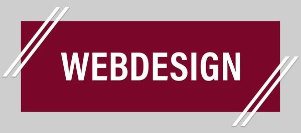 Tombol Stiker web desain webName — Stok Foto