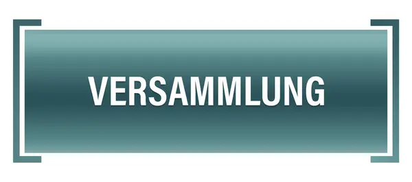 Versammlung web Sticker Button — Stock Photo, Image