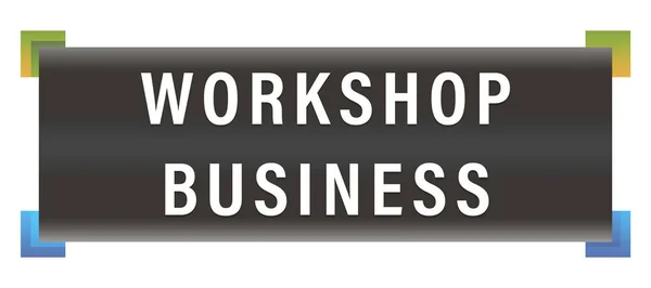 Workshop Bedrijfswebsite Sticker Button — Stockfoto