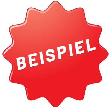 Beispiel web Sticker Düğmesi