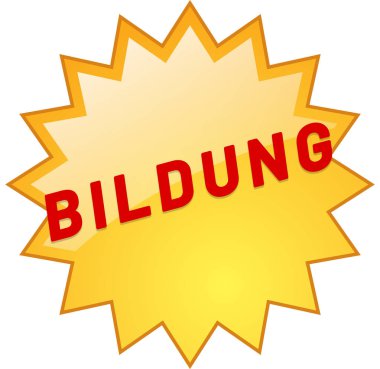 Bildung web Sticker Düğmesi
