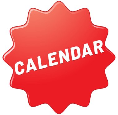 Takvim web Sticker Düğmesi