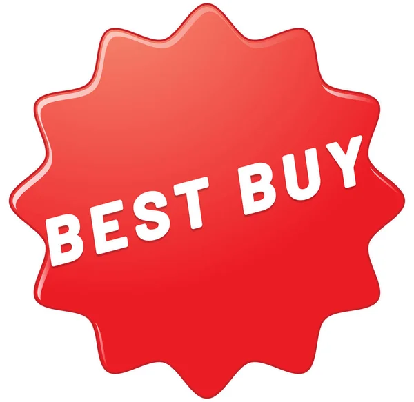Melhor comprar web adesivo botão — Fotografia de Stock