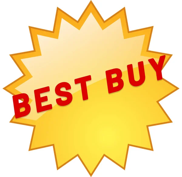 Melhor comprar web adesivo botão — Fotografia de Stock