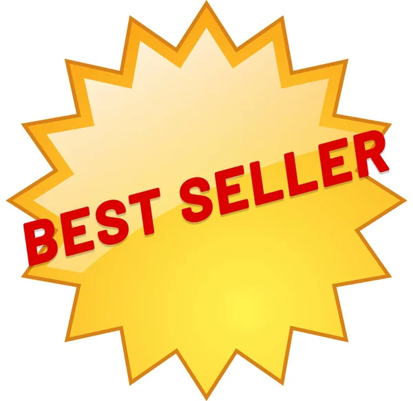 Bestseller Web-Sticker-Taste — Stockfoto