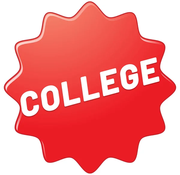 Vysokoškolský web Sticker Button — Stock fotografie