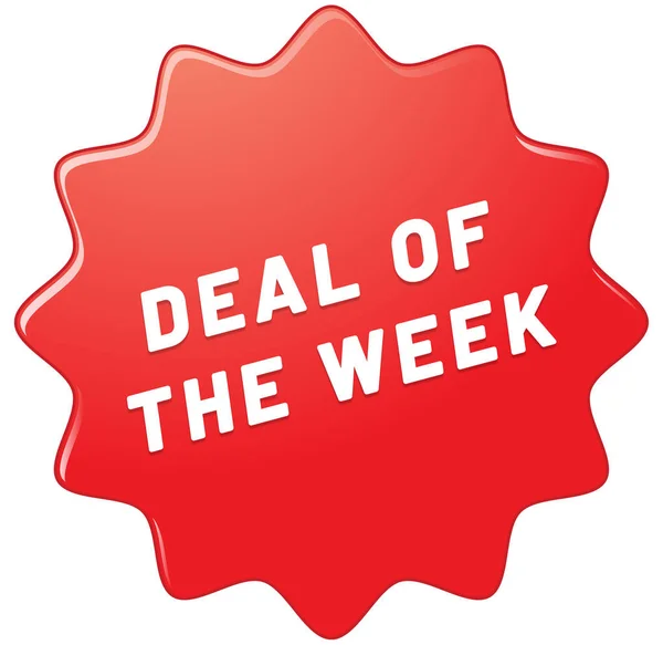 Deal of the week web Sticker Button — Stock Photo, Image