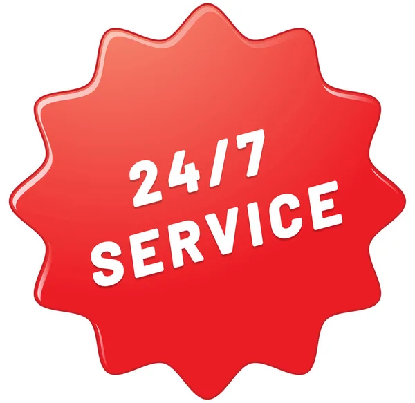 24/7 service web Sticker Button — Stock Photo, Image