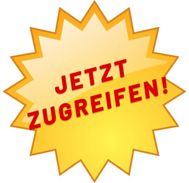 Jetzt zugreifen! web Sticker Button
