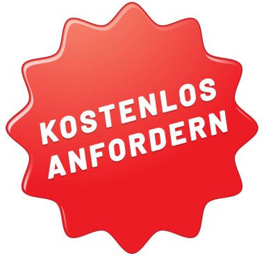 kostenlos anfordern web Sticker Button