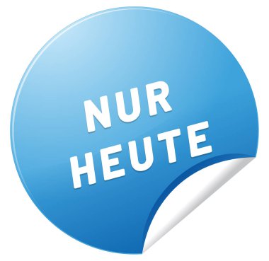 nur heute web Sticker Button