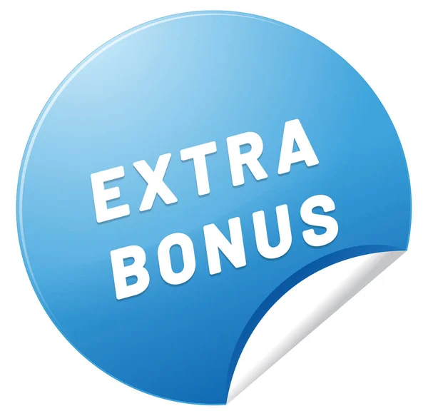 Extra Bonus web Sticker Button — Stock Photo, Image