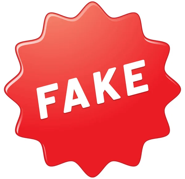 Fake web Przycisk naklejki — Zdjęcie stockowe