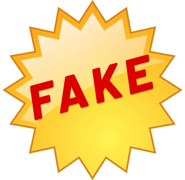 Fake Web Sticker Button — Stockfoto