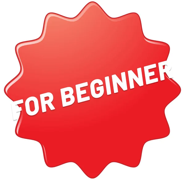 For beginner web Sticker Button — Stock Photo, Image