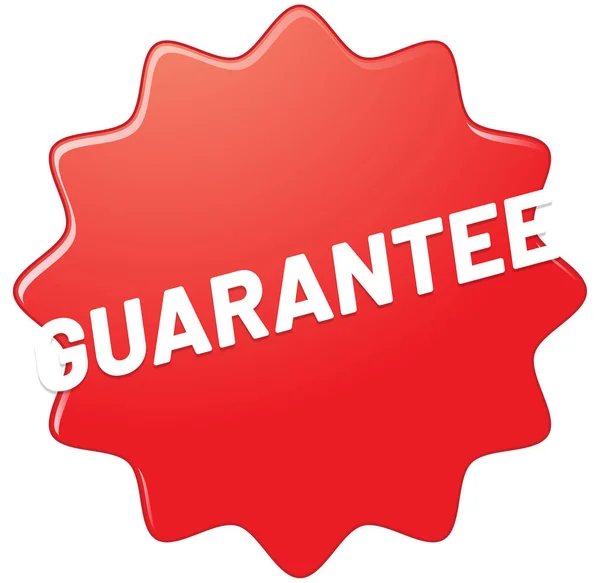 Guarantee web Sticker Button — Stock Photo, Image