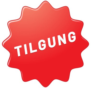 Tilgung web Sticker Button
