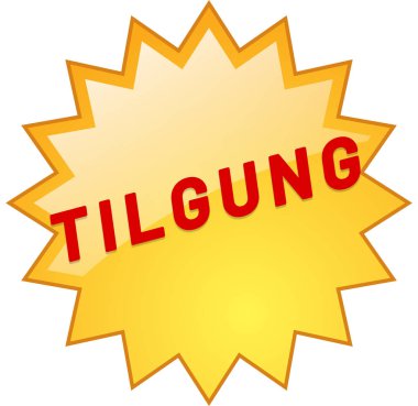 Tilgung web Sticker Button