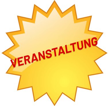 Veranstaltung web Sticker Düğmesi