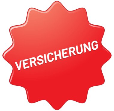  Versicherung web Sticker Button