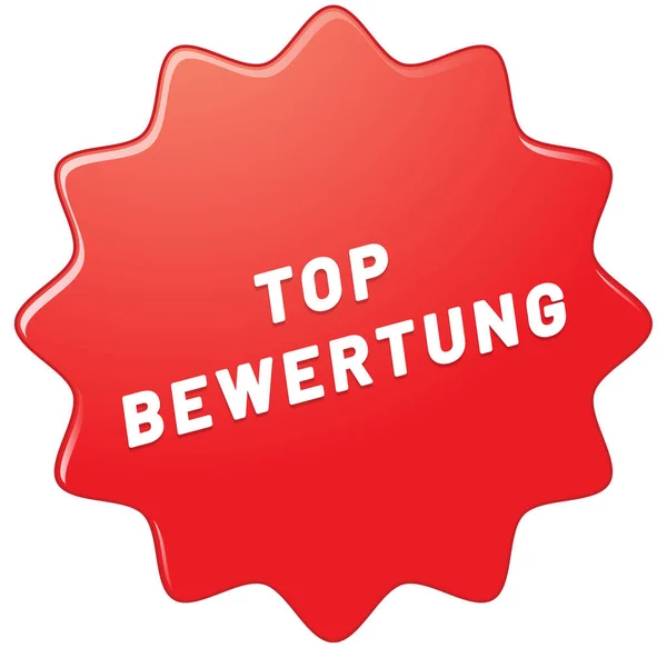 Top Bewertung web Sticker Button — Stock Photo, Image